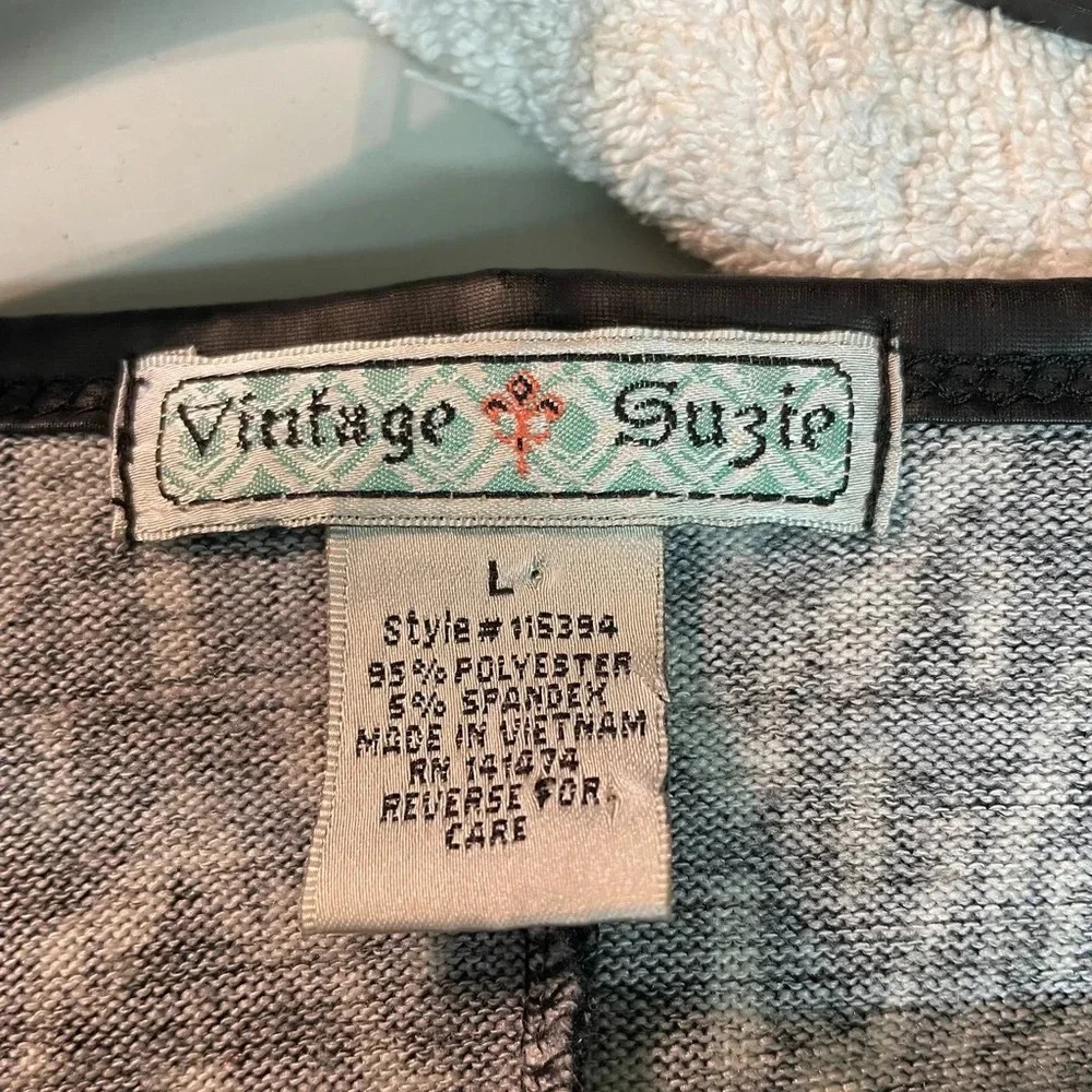 Vintage Suzie long sleeve top size L - Picture 2 of 6